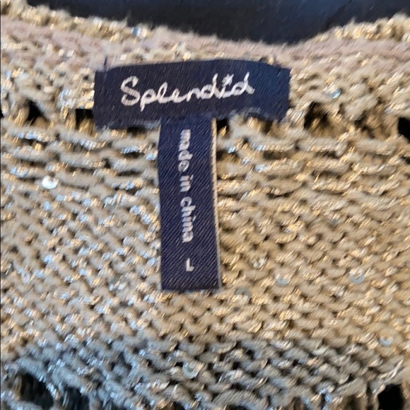 Splendid grey with sequins sweater - Picture 4 of 4